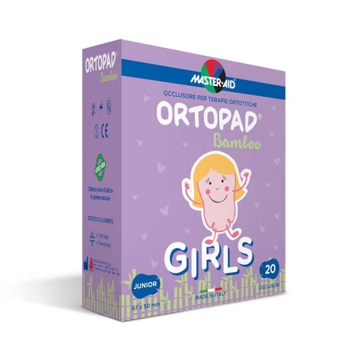 Master-Aid® Ortopad® Cotton Mädchen Occluder für orthetische Therapien Junior 20 Stück