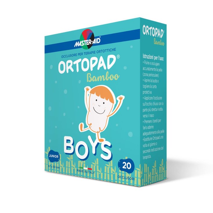 Master-Aid® Ortopad® Cotton Boys Junior orthetische Therapie Okkluder 20 Stück