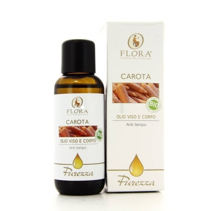 Flora Macerated Oils Pflanzenöl Gesicht und Körper mit Karotte 50ml