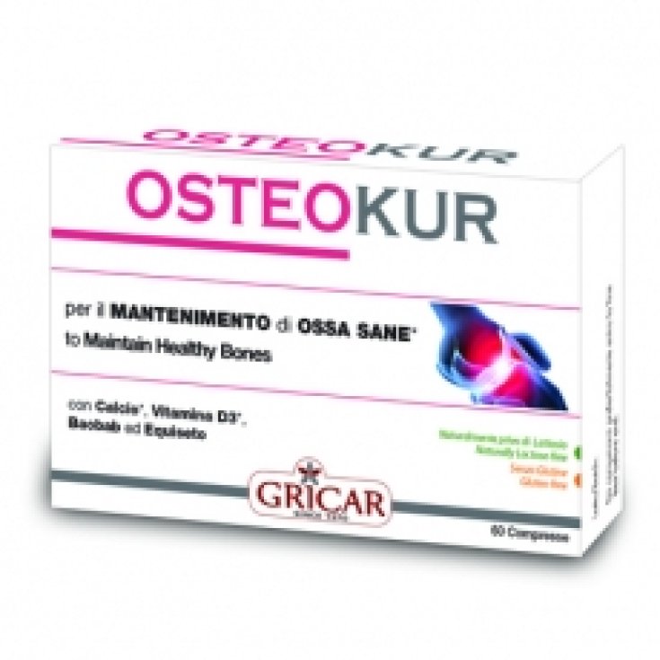 Gricar Chemical Osteokur Nahrungsergänzungsmittel 60 Tabletten