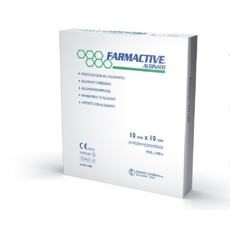 Farmac-Zabban Farmactive Alginatverband 10x10cm 10 Stück