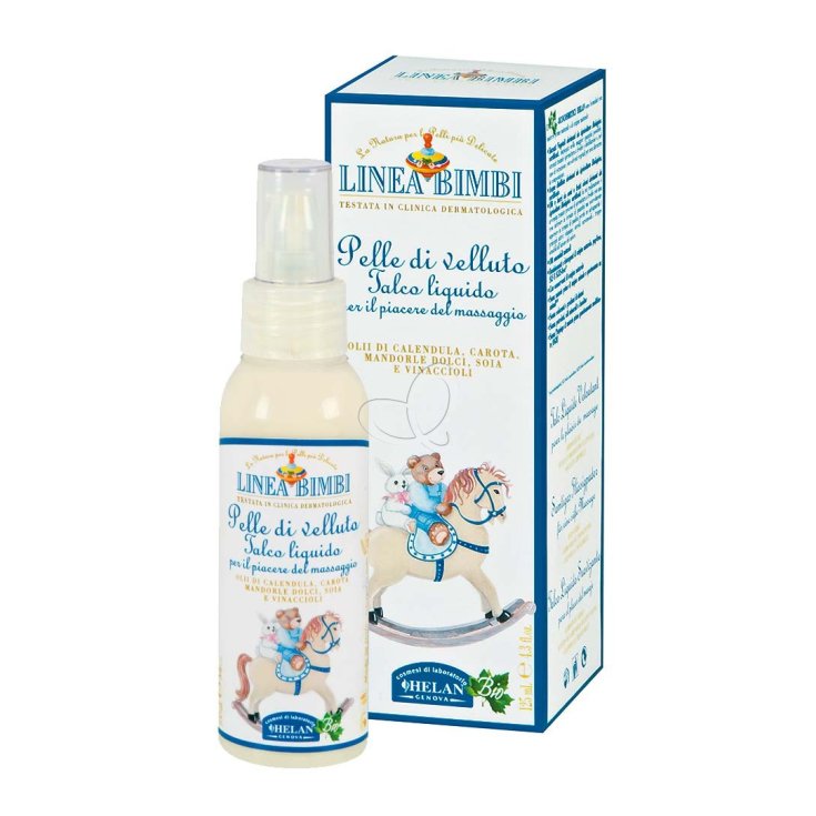 Helan Linea Bimbi Velvet Skin Organischer flüssiger Talk 100 ml