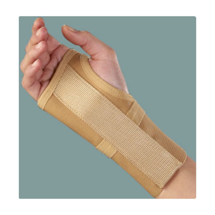 Ro + ten Polfix Elastische Bandage für rechtes Handgelenk mit Schiene PR2-8707 DX Länge 18 cm Größe L