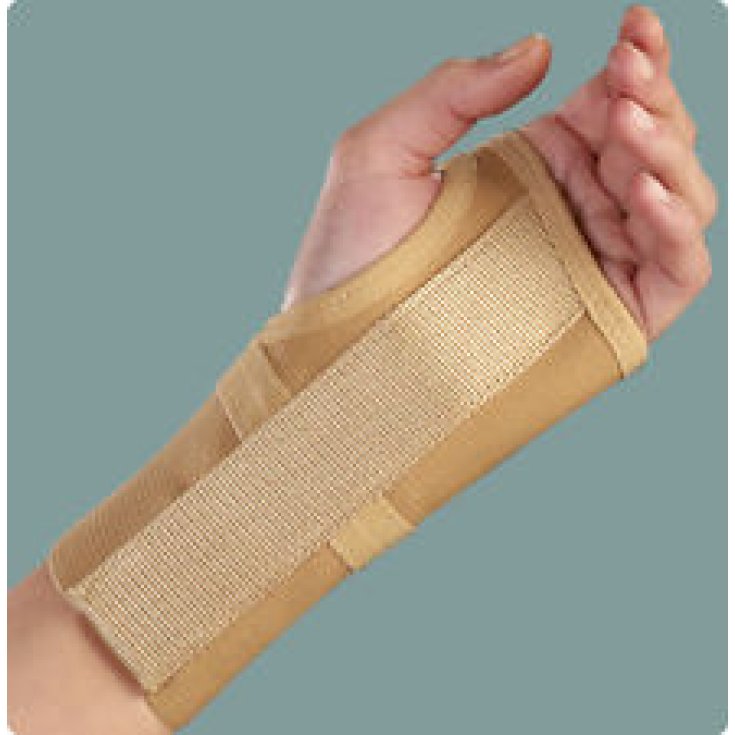 Ro + ten Polfix Elastische Bandage für linkes Handgelenk mit Schiene PR2-8708 SX Länge 18 cm Größe XS