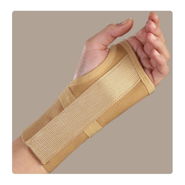 Ro + ten Polfix Elastische Bandage für linkes Handgelenk mit Schiene PR2-8708 SX Länge 18 cm Größe S