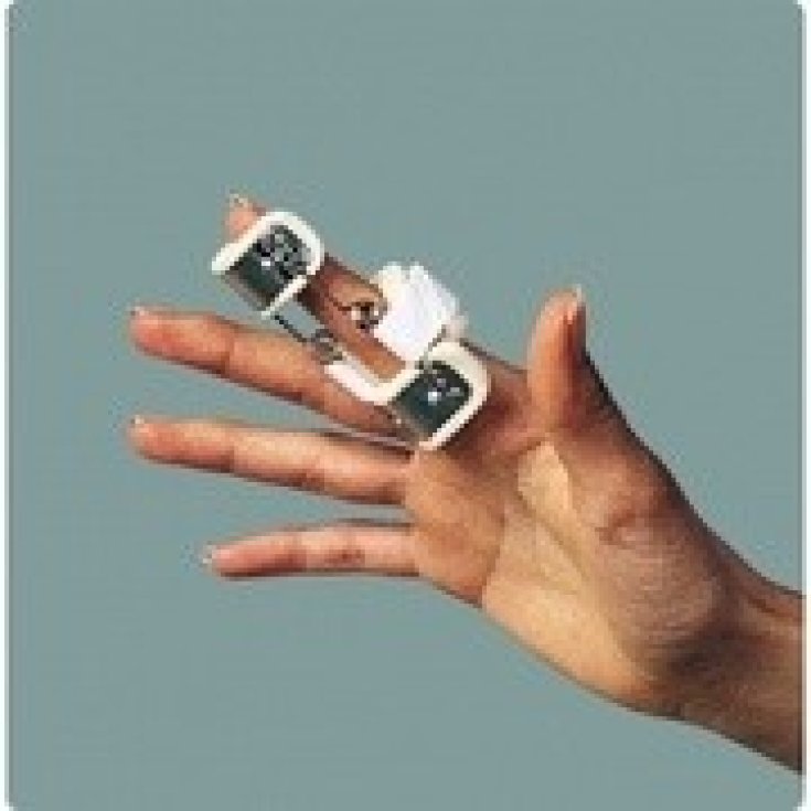 Ro+Ten Splint Ferula Dr. Bunnel For Single Finger (Extension) With Spring PR2-6 / A Size M (Fingerlänge 7,5cm)