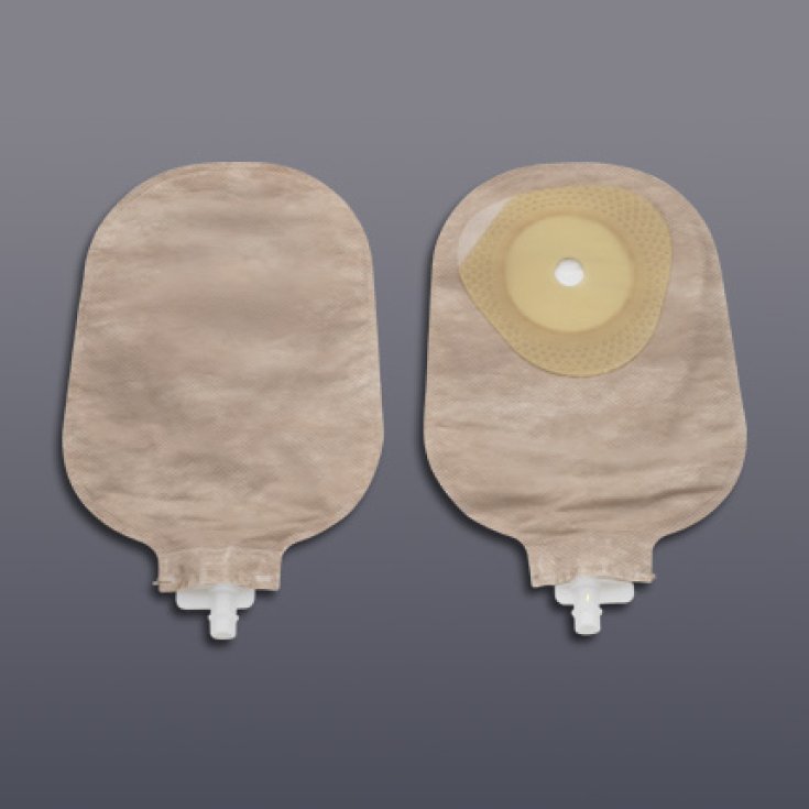 Hollister Moderma Flex Urostomiebeutel, transparenter Ausschnitt, 25 mm, 10 Stück