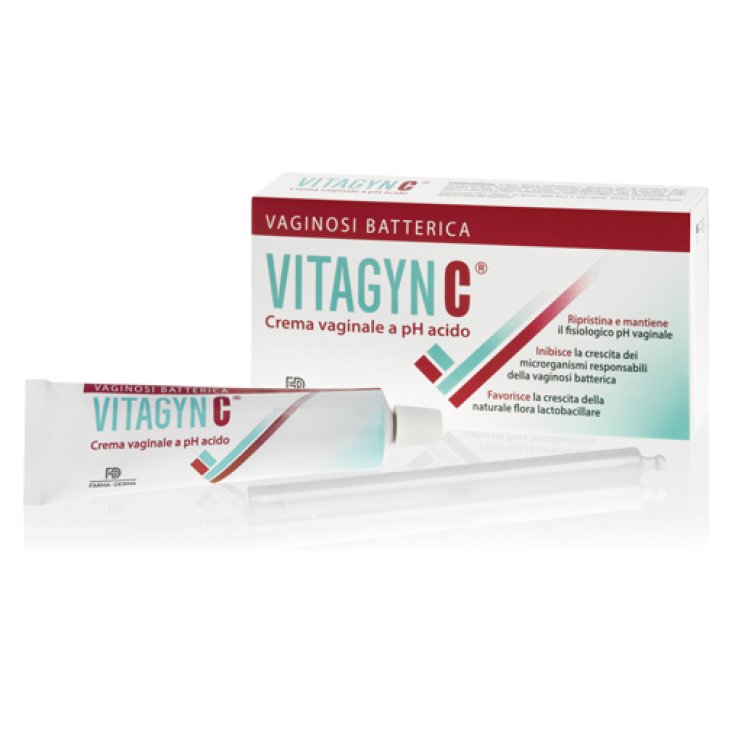 Farma-Derma Vitagyn® Vaginalcreme mit saurem pH-Wert 30 g mit 6 Einwegapplikatoren.