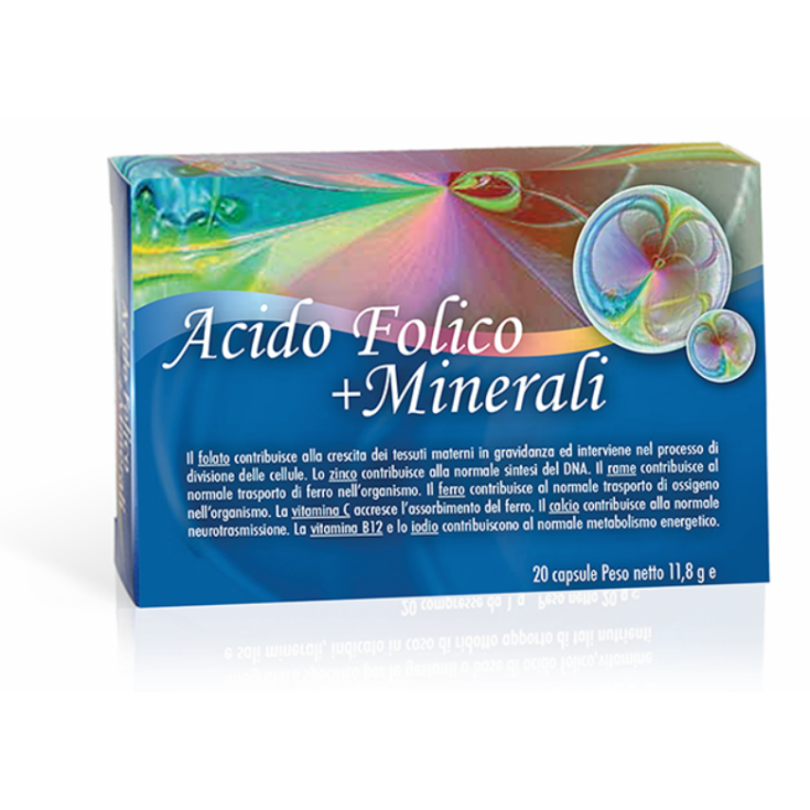 Folsäure + Mineralien Nahrungsergänzungsmittel für die Schwangerschaft 20 Kapseln