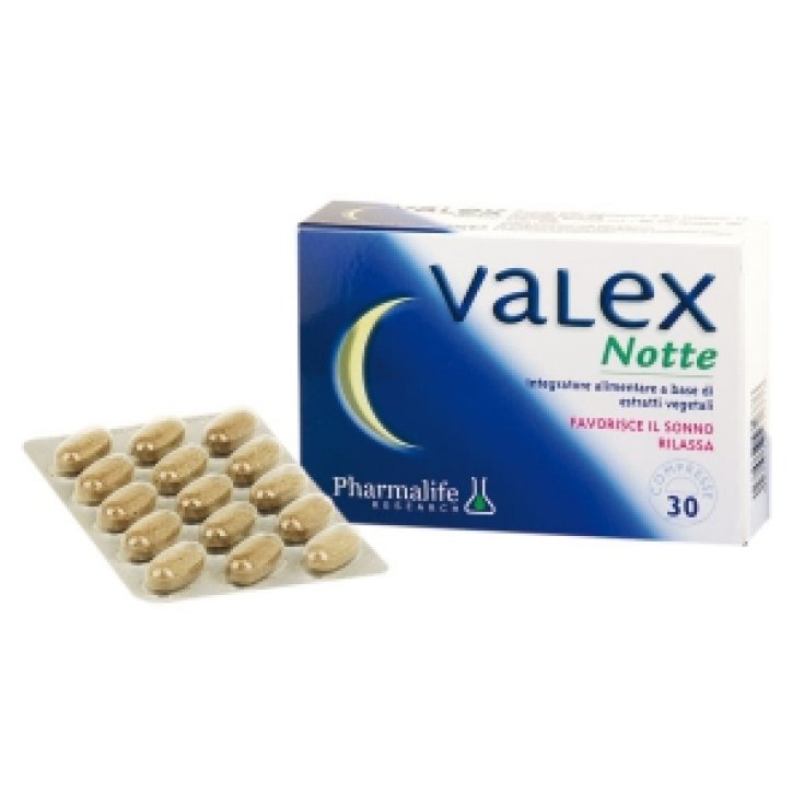 Pharmalife Research Valex Night Nahrungsergänzungsmittel 30 Tabletten