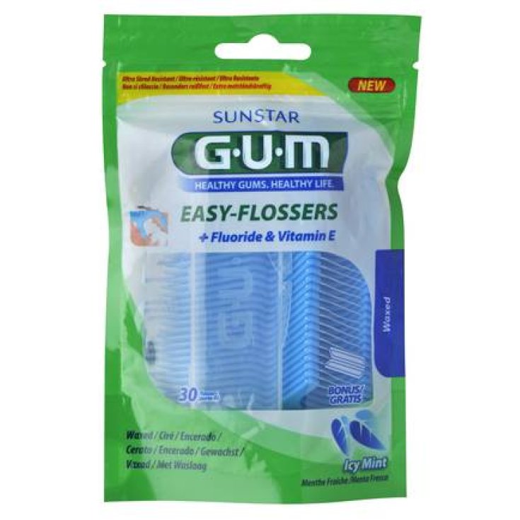 Gum Easy Flossers Interdentalgabeln 30 Stück