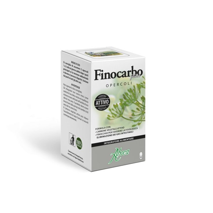 Finocarbo Plus Aboca 50 Kapseln mit 500 mg