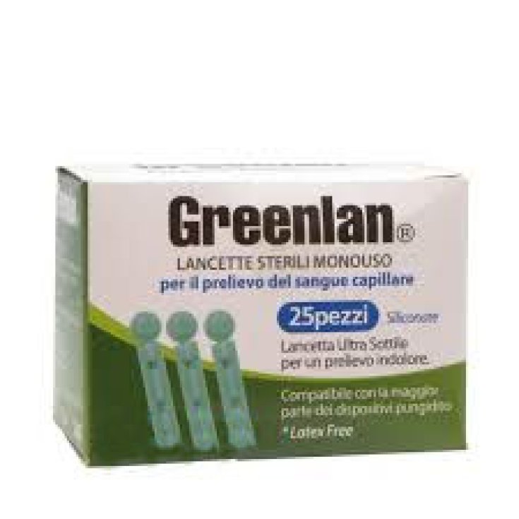 Greenlan Sterile Einweg-Lanzetten 25 Stück