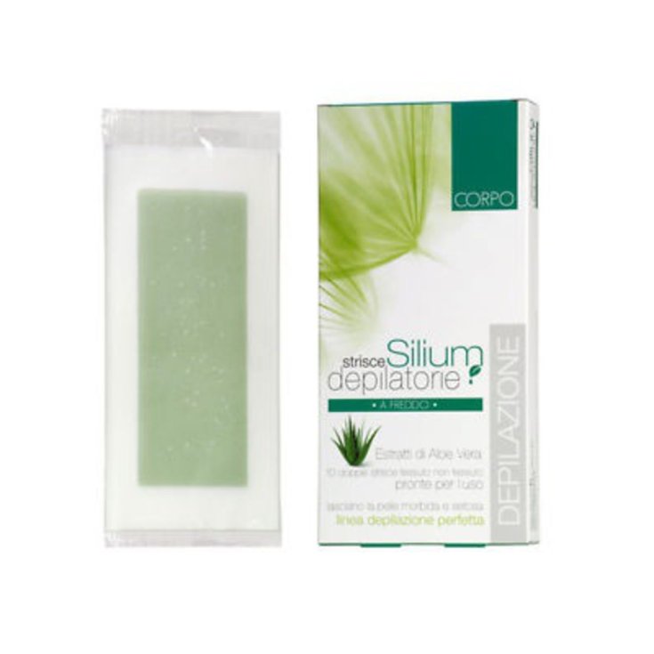 Silium Body Enthaarungsstreifen mit Aloe 10 Doppelstreifen