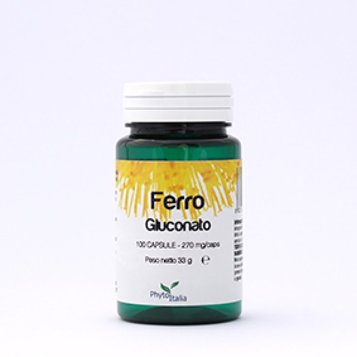 Phytoitalia Ferro Gluconate Nahrungsergänzungsmittel 100 Tabletten