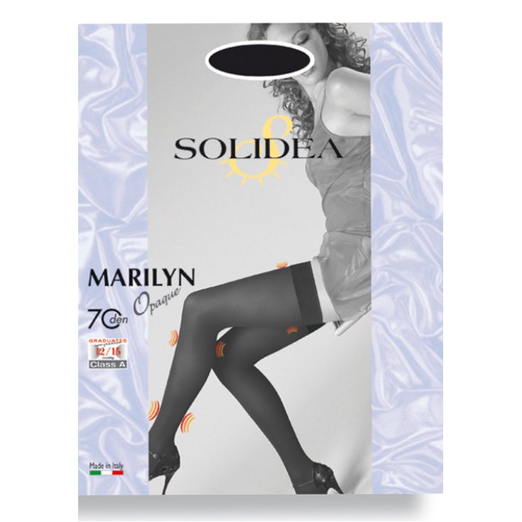 Solidea Marilyn 70 Blickdichter Stay-up Moka Farbe Größe 4