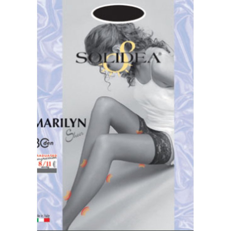 Solidea Marilyn 30 Sheer Hold Ups Farbe Nerz Größe 4