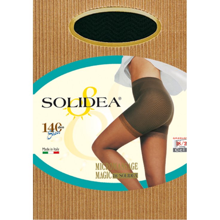 Solidea Magic 140 Anticellulite Strumpfhose Farbe Camel Größe 3