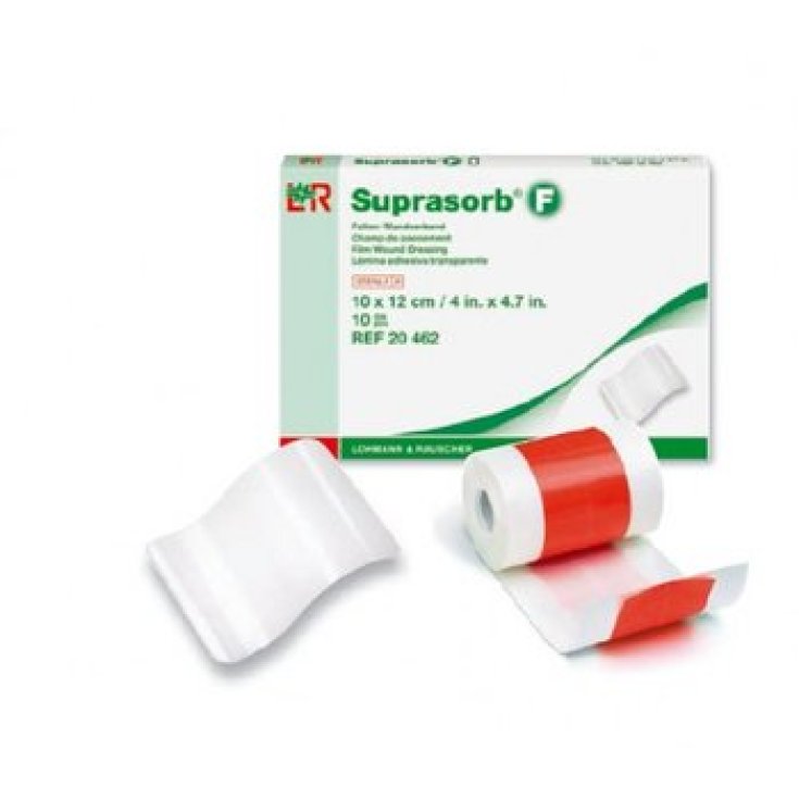 Suprasorb F Verband in Polyurethanfolie 10x12cm 10 Verbände