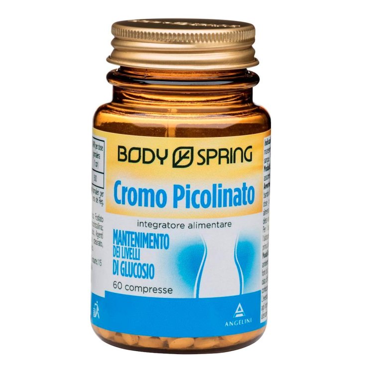 Body Spring Bio Chromium Picolinate Nahrungsergänzungsmittel 60 Tabletten