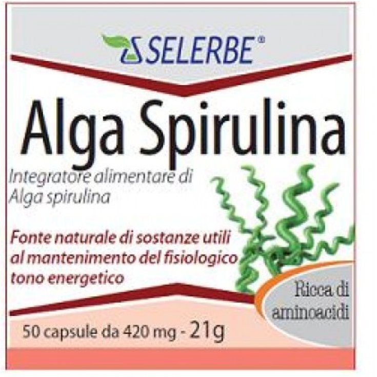 Selerbe Spirulina Trockenextrakt Titriertes Nahrungsergänzungsmittel 50 Kapseln