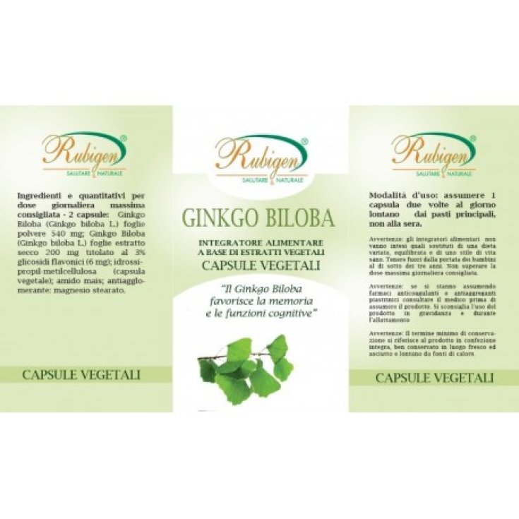 Natur-Farma Rubigen Ginkgo Biloba Nahrungsergänzungsmittel 60 Tabletten