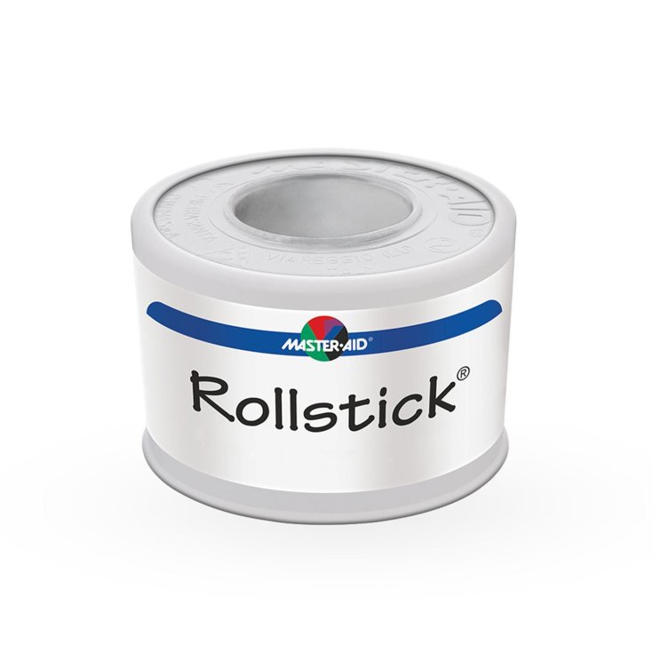 Master-Aid® Rollstick® Aufnäher aus transparentem, geprägtem und mikroperforiertem Polyethylen, 2,5 x 500 cm