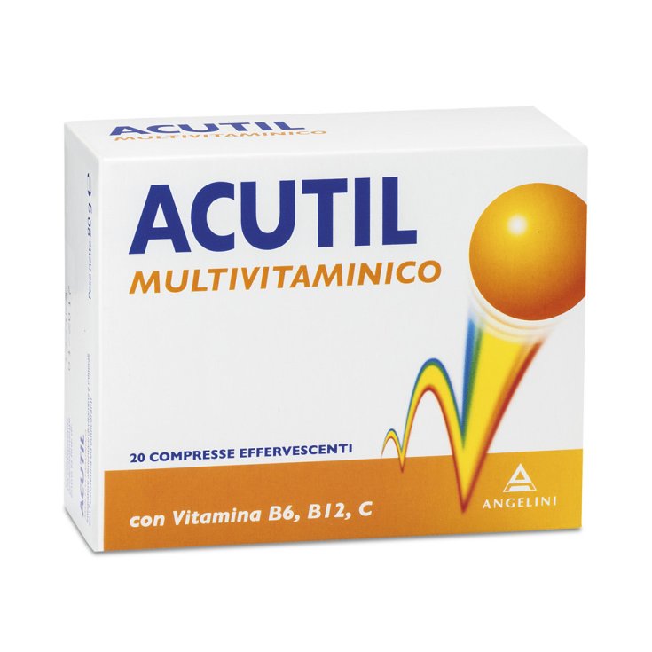 Angelini Acutil Multivitamin Nahrungsergänzungsmittel 20 Brausetabletten