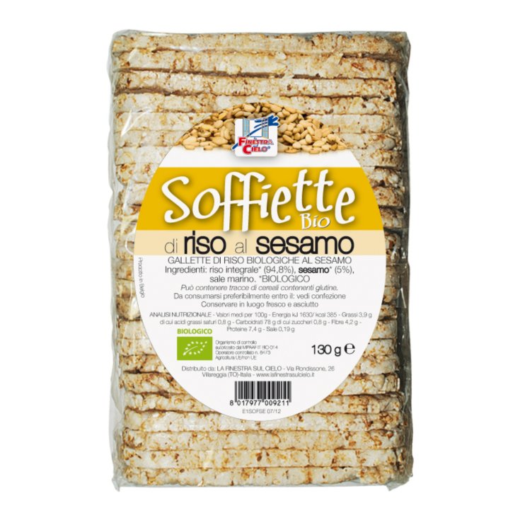 La Finestra Sul Cielo Glutenfreier Bio-Sesam-Reisbalg 130g