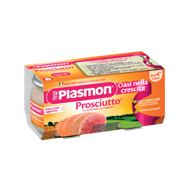 Plasmon Homogenisiertes Fleisch Gekochter Schinken 2x120g