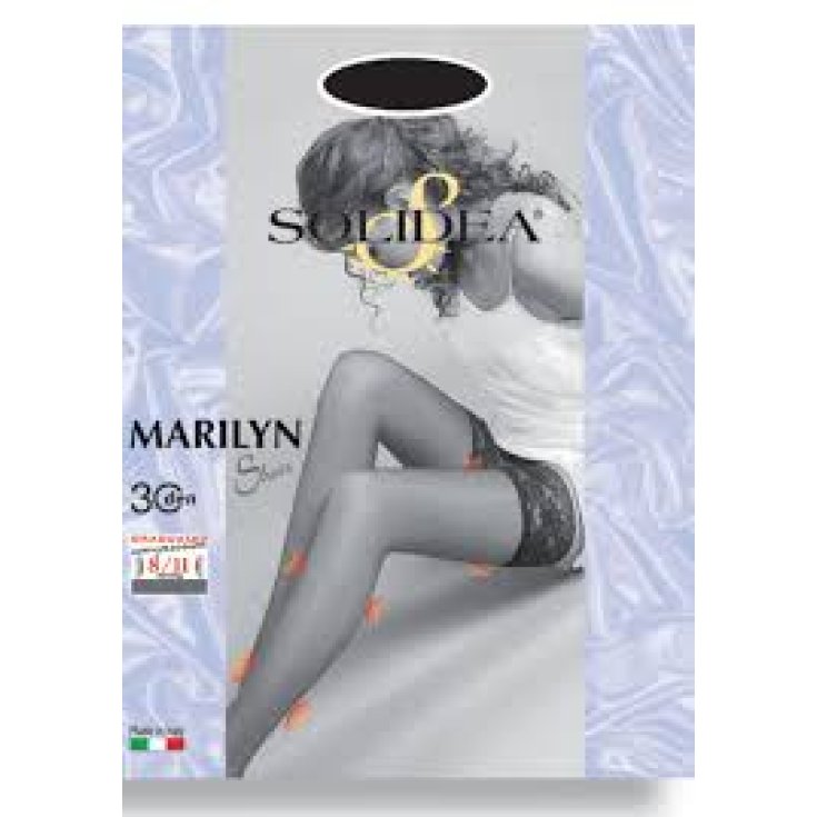 Solidea Marilyn 30 Sheer Stay-up Sand Farbe Größe 1