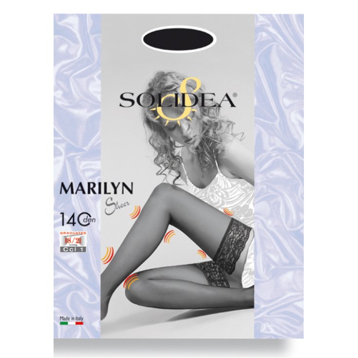 Solidea Marilyn 140 Self-Up Strümpfe Farbe Smoke Größe 2-M