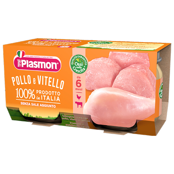 Plasmon Homogenisiertes Kalb- und Hühnerfleisch 2x80g