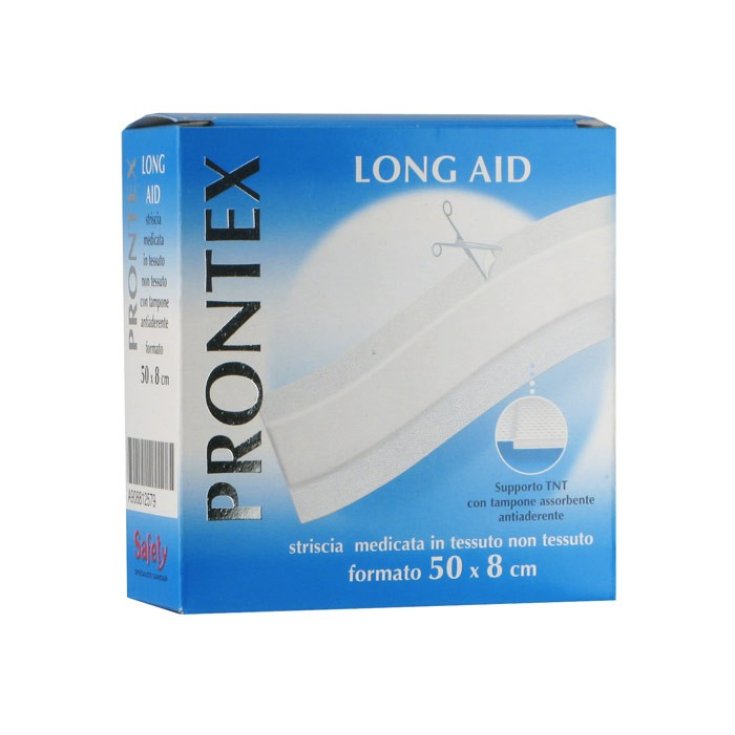 Safety Prontex Long Aid Medical Strip aus Vliesstoff 50x8cm