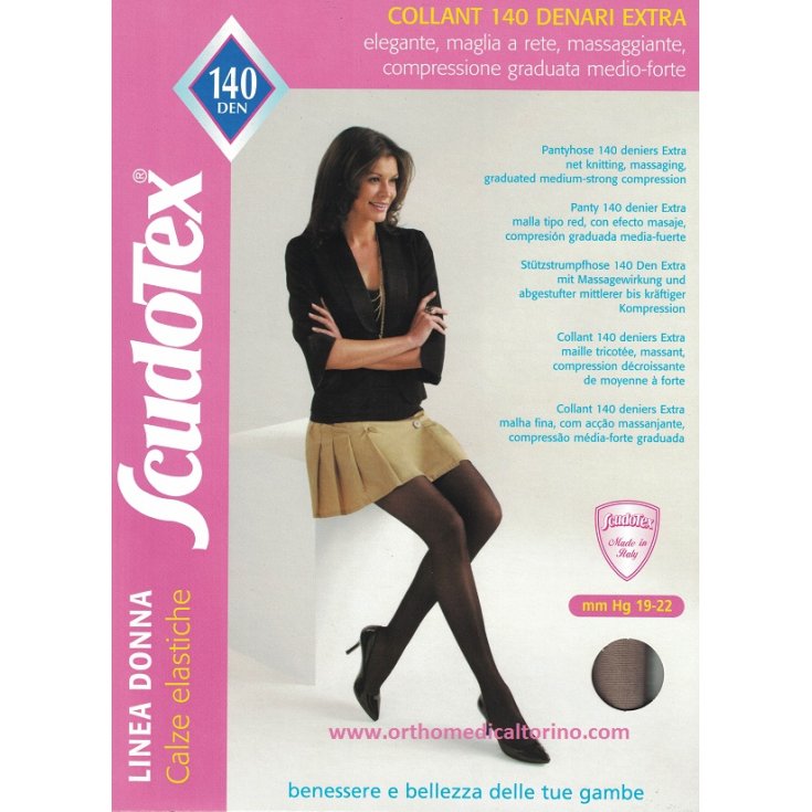 Scudotex Collant 140Den Extra Schwarz 4