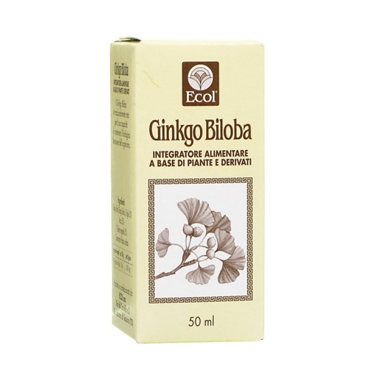 Ecol Ginkgo Biloba Extrakt Alkoholfreies Nahrungsergänzungsmittel 50ml