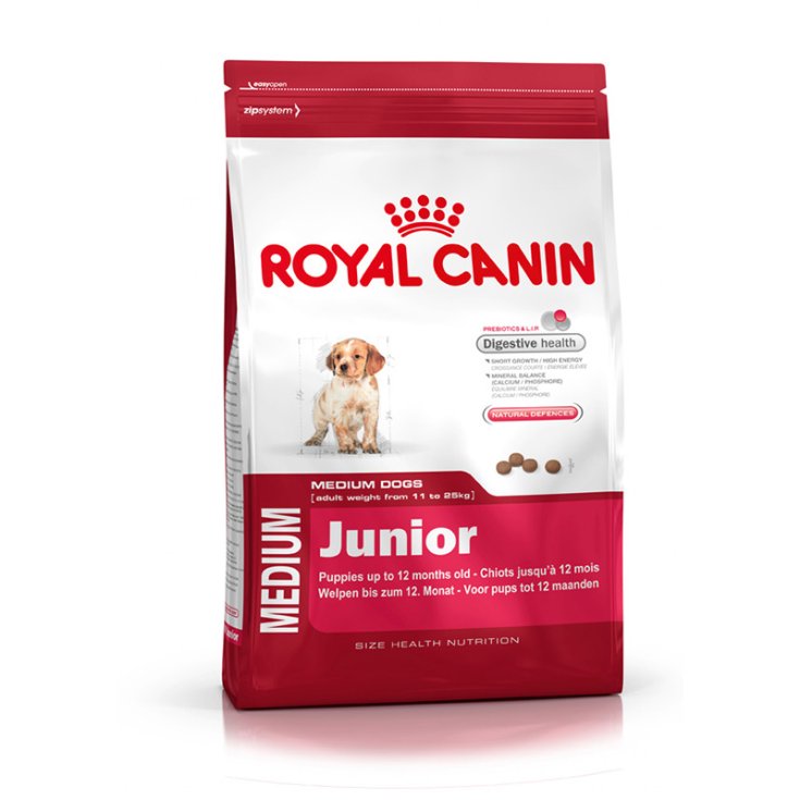 Royal Canin Medium Junior Trockenfutter für Hunde 4kg