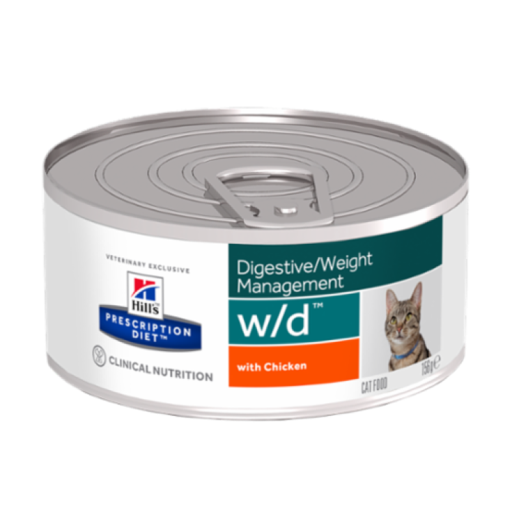 Hill's Prescription Diet Feline w/d Digestive Weight Management Chicken Taste 156g