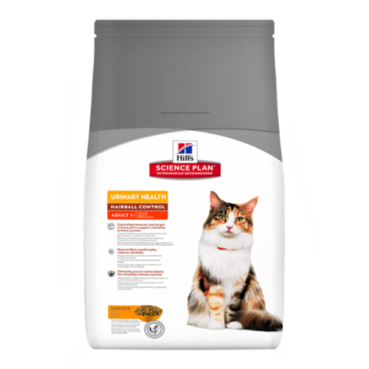 Hill's Science Plan Feline Adult Urinary Health Haarballenkontrolle mit Huhn 300 g