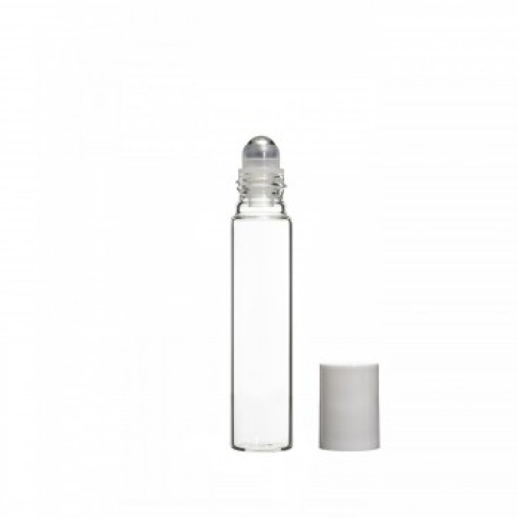 Wepa Transparente Glasflasche mit Roll On Ball 75ml