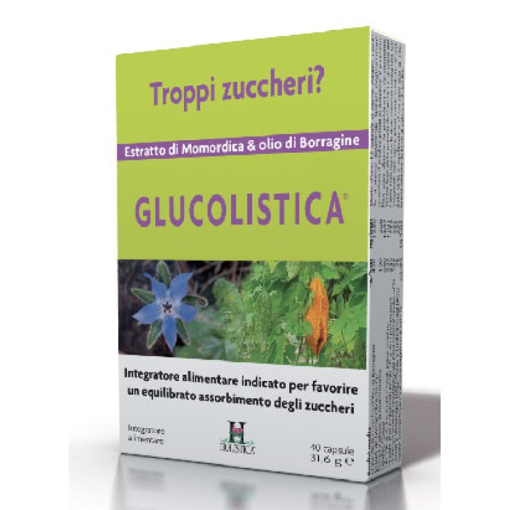 Sangalli Glucolistica Holistica Nahrungsergänzungsmittel 40 Kapseln
