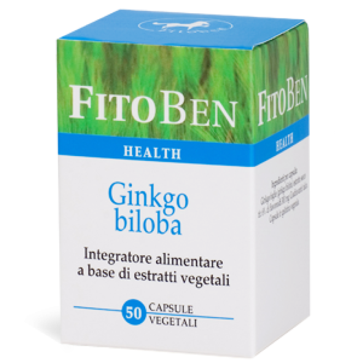 Fitoben Ginkgo Biloba Nahrungsergänzungsmittel 50 pflanzliche Kapseln