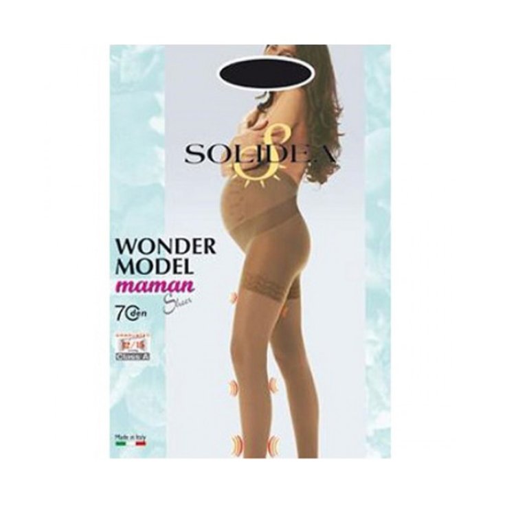 Solidea Wonder Model Maman 70 Transparente Schwangerenstrumpfhose Farbe Glace Größe L