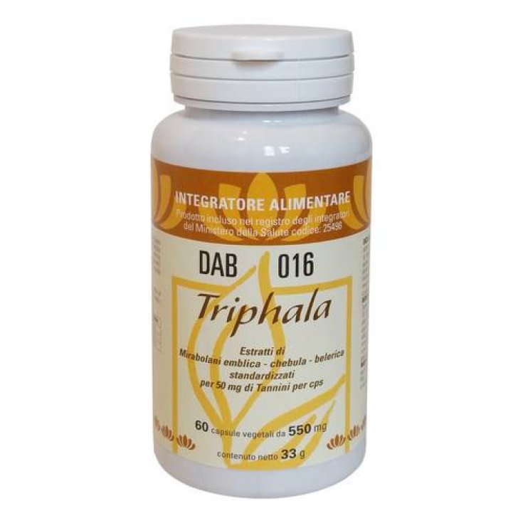 Dab 016 Triphala Nahrungsergänzungsmittel 60 pflanzliche Kapseln