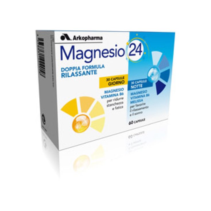 Arkopharma Magnesium 24 Nahrungsergänzungsmittel 60 Kapseln