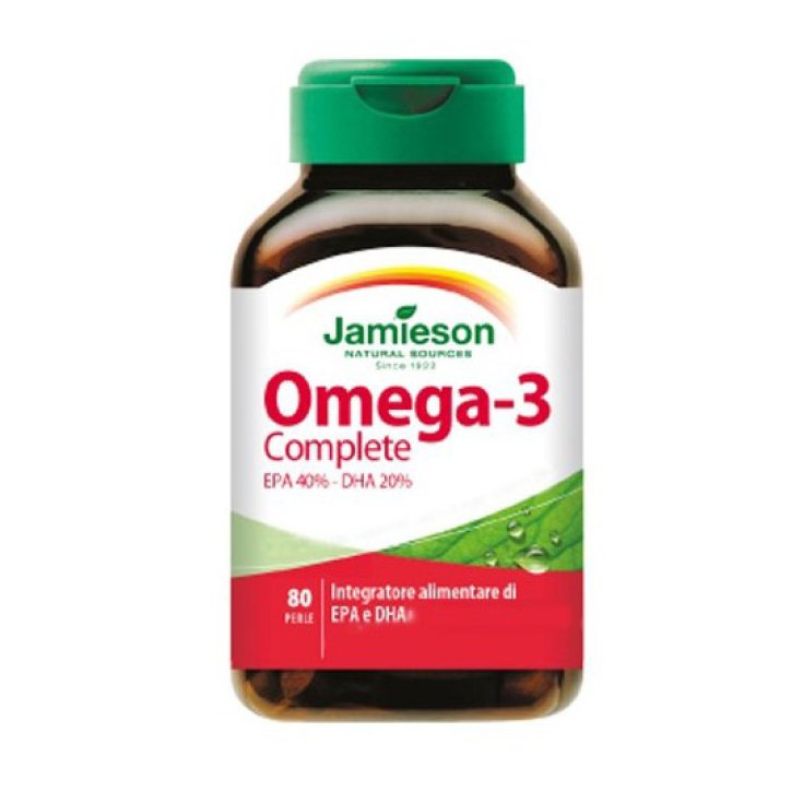 Jamieson Omega 3 Komplettes Nahrungsergänzungsmittel 80 Perlen