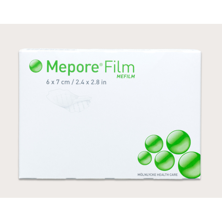 Mölnlycke® Mepore® Folienkleber Transparenter Verband Größe 6x7cm 10 Stück