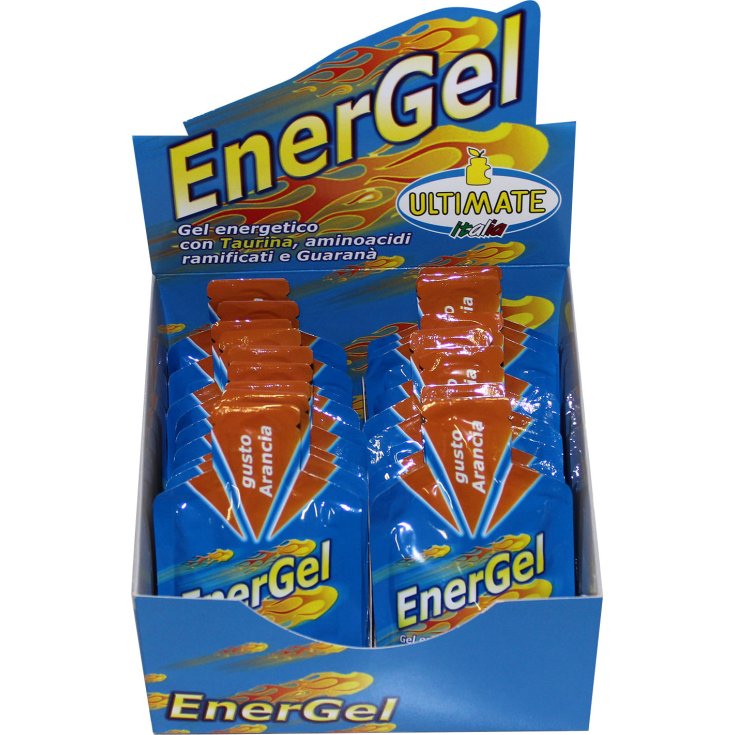 Ultimate Energel Energy Gel Orangengeschmack 24 Beutel mit 35 ml