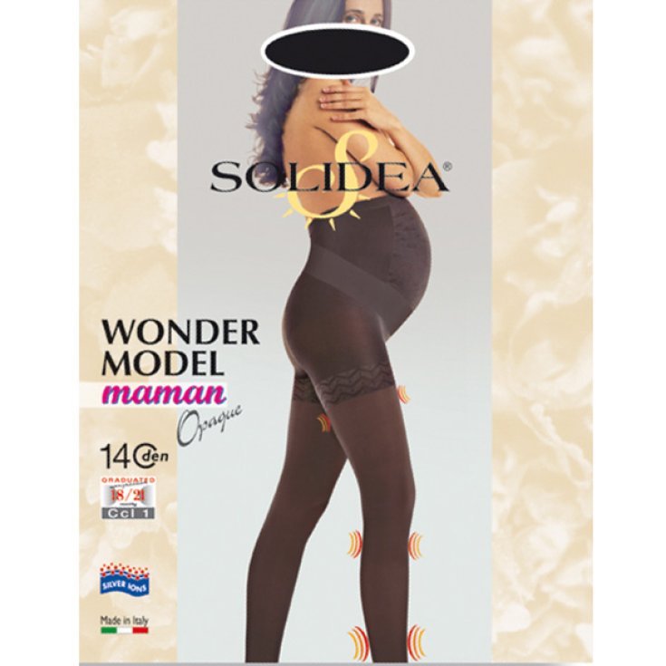 Solidea Wonder Model Maman Strumpfhose 140 DEN Blickdichte Farbe Camel Größe 4-L