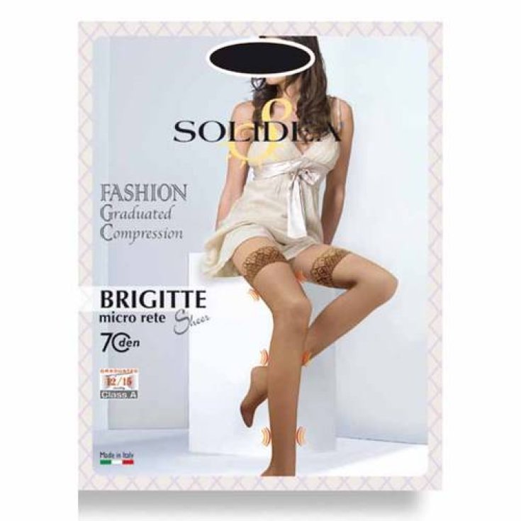 Solidea Brigitte Paprika Micro Mesh Halterlose Strümpfe 4